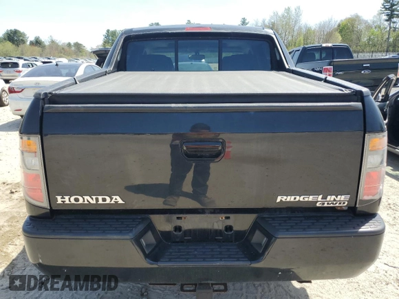 2008 Honda Ridgeline RTL with VIN 2HJYK16568H518851, listed as a Copart auction lot 54965975 with 141,496 mi miles and Clean Title. Bid and sale history available at carsss.com. Image 6.