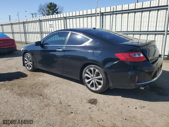 2013 Honda Accord Cpe EX-L with VIN 1HGCT2B8XDA012807, listed as a Copart auction lot 43400745 with NaN miles and Salvage Title. Bid and sale history available at carsss.com. Image 2.