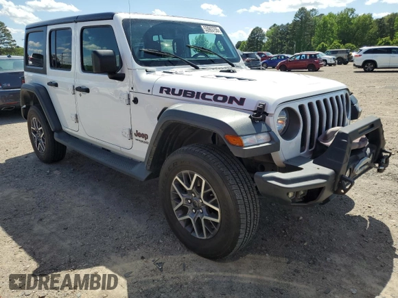 2018 Jeep Wrangler Unlimited Rubicon z VIN 1C4HJXFN3JW176213, wystawiony jako Copart lot #53963755 z przebiegiem 53 094 mil mil oraz Szkoda całkowita • Salvage title. Historia ofert i sprzedaży dostępna na DreamBid. Obrazek 4.