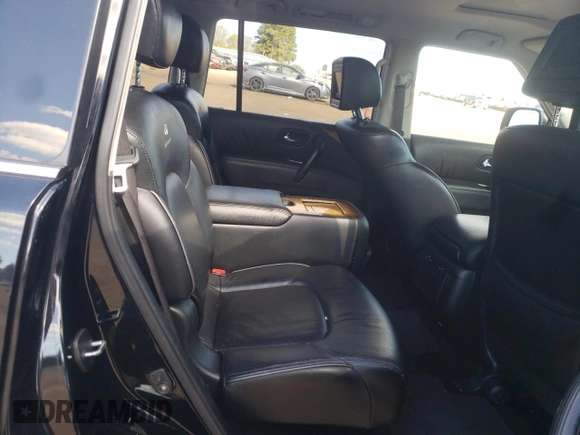 2012 Infiniti QX56 7-passenger with VIN JN8AZ2NF6C9518069, listed as a Copart auction lot 77857344 with 159,575 mi miles and Salvage Title. Bid and sale history available at carsss.com. Image 11.