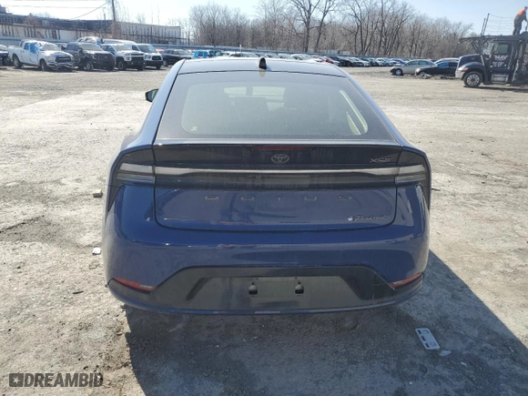 2024 Toyota Prius Prime SE with VIN JTDACACU2R3013196, listed as a Copart auction lot 48553565 with NaN miles and Salvage Title. Bid and sale history available at carsss.com. Image 6.