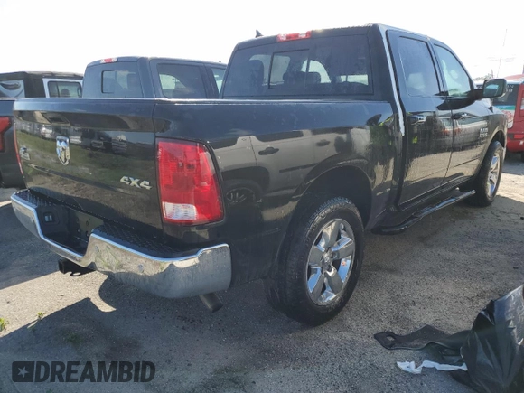 2018 Ram 1500 Big Horn with VIN 1C6RR7LG0JS110705, listed as a Copart auction lot 74196414 with 71,304 mi miles and Salvage Title. Bid and sale history available at carsss.com. Image 3.
