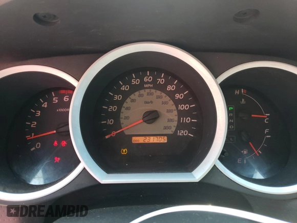 2007 Toyota Tacoma with VIN 5TEMU52N97Z372426, listed as a Copart auction lot 60199335 with 231,705 mi miles and Salvage title. Bid and sale history available at DreamBid. Image 9.