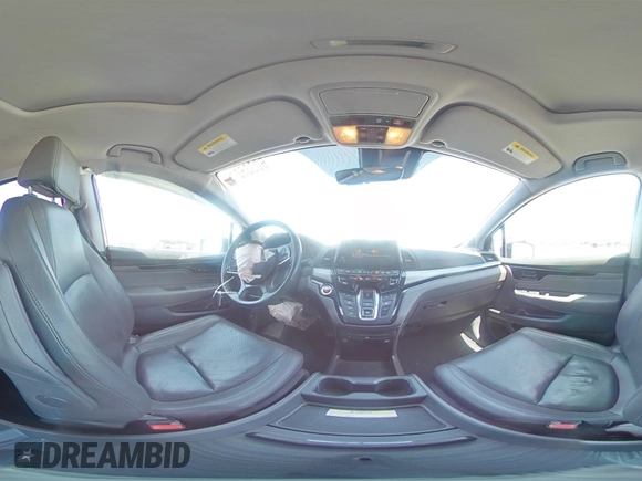 2018 Honda Odyssey Elite with VIN 5FNRL6H90JB062506, listed as a Copart auction lot 60336075 with 44,667 mi miles and Salvage title. Bid and sale history available at DreamBid. Image 15.