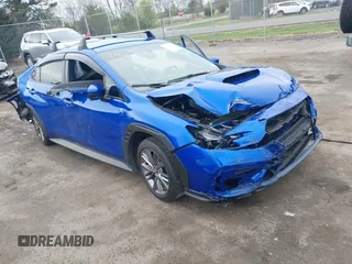 2023 Subaru WRX with VIN JF1VBAA65P9812785, listed as a IAAI auction lot 41944628 with 15,080 mi miles and . Bid and sale history available at DreamBid. Image 1.