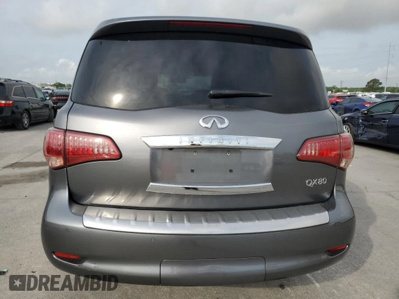 2017 Infiniti QX80 z VIN JN8AZ2NF1H9643990, wystawiony jako Copart lot #55598085 z przebiegiem 129 961 mil mil oraz Szkody całkowita. Historia ofert i sprzedaży dostępna na DreamBid. Obrazek 6.