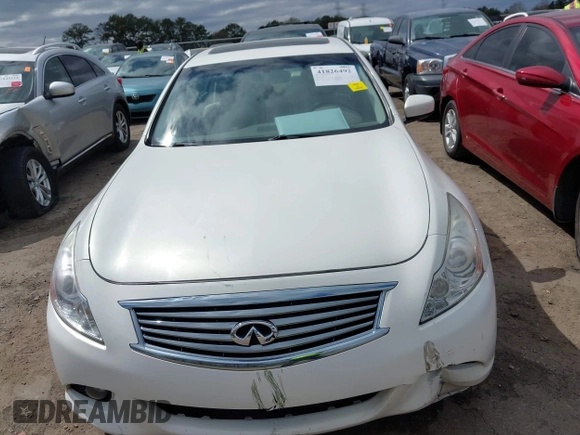 2010 Infiniti G37 Sedan Journey with VIN JN1CV6AP8AM203647, listed as a IAAI auction lot 41826492 with 167,800 mi miles. Bid and sale history available at carsss.com. Image 12.