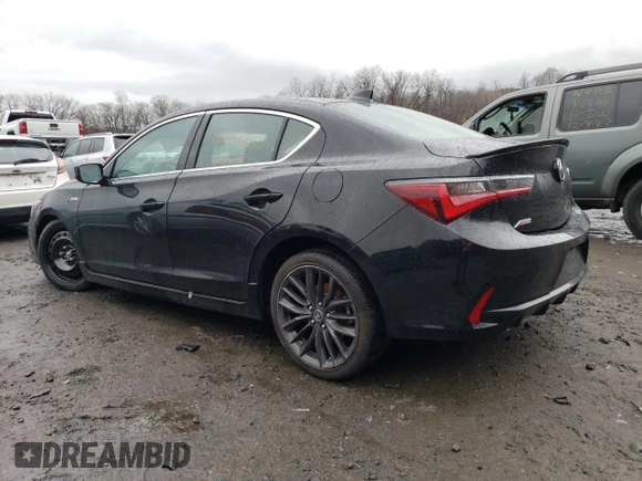 2022 Acura ILX w/Premium/A-Spec Package with VIN 19UDE2F86NA002673, listed as a Copart auction lot 73396842 with 24,439 mi miles. Bid and sale history available at carsss.com. Image 2.