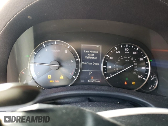 2016 Lexus GS 350 with VIN JTHBZ1BL7GA000415, listed as a Copart auction lot 51543524 with 53,690 mi miles and Salvage Title. Bid and sale history available at carsss.com. Image 9.