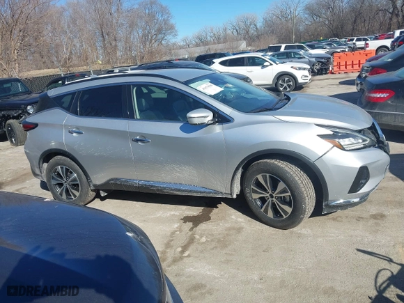2023 Nissan Murano SV with VIN 5N1AZ2BS9PC126639, listed as a IAAI auction lot 41676580 with 48,864 mi miles. Bid and sale history available at carsss.com. Image 13.