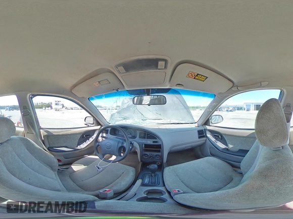 2001 Hyundai Elantra GLS with VIN KMHDN45D21U109684, listed as a Copart auction lot 51888855 with 174,105 mi miles and Salvage title. Bid and sale history available at DreamBid. Image 12.