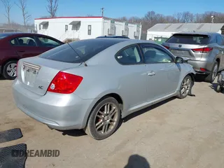 2005 Scion tC with VIN JTKDE177050043393, listed as a IAAI auction lot 41762368 with 170,244 mi miles. Bid and sale history available at carsss.com. Image 4.