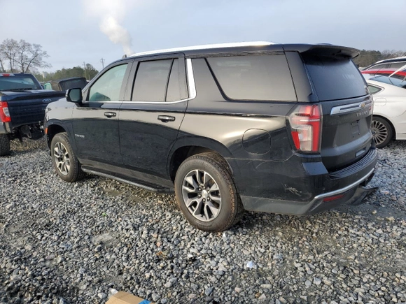 2021 Chevrolet Tahoe LT with VIN 1GNSCNKD8MR147897, listed as a Copart auction lot 43267805 with 65,743 mi miles and Salvage Title. Bid and sale history available at carsss.com. Image 2.