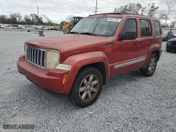 2008 Jeep Liberty Limited with VIN 1J8GP58K88W258264, listed as a Copart auction lot 86512194 with 206,675 mi miles and Clean Title. Bid and sale history available at carsss.com. Image 1.