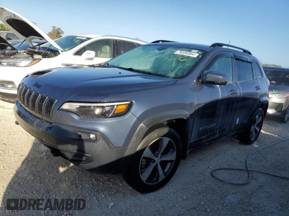 2020 Jeep Cherokee Latitude with VIN 1C4PJMCX1LD632370, listed as a Copart auction lot 81005414 with 0 mi miles and Salvage Title. Bid and sale history available at carsss.com. Image 1.