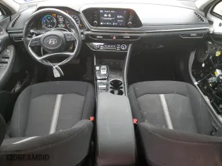 2021 Hyundai Sonata Hybrid SEL with VIN KMHL34JJ7MA027209, listed as a Copart auction lot 45923555 with 78,033 mi miles and Salvage Title. Bid and sale history available at carsss.com. Image 8.