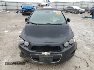 2013 Chevrolet Sonic LT with VIN 1G1JC6SB7D4240621, listed as a Copart auction lot 45019615 with 0 mi miles and Salvage Title. Bid and sale history available at carsss.com. Image 5.