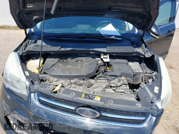 2013 Ford Escape Titanium with VIN 1FMCU0J91DUA51791, listed as a IAAI auction lot 39066929 with 193,451 mi miles. Bid and sale history available at carsss.com. Image 10.