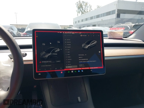 2022 Tesla Model 3 with VIN 5YJ3E1EA0NF344782, listed as a IAAI auction lot 41803469 with 16,973 mi miles and . Bid and sale history available at DreamBid. Image 18.