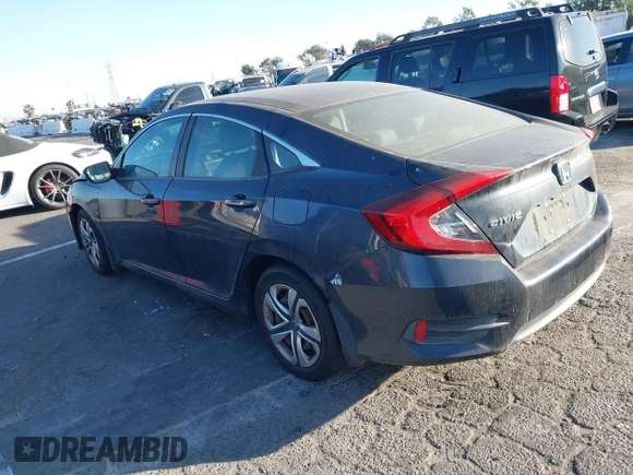 2017 Honda Civic Sedan LX with VIN 19XFC2F65HE209813, listed as a IAAI auction lot 41049476 with 61,482 mi miles. Bid and sale history available at carsss.com. Image 3.