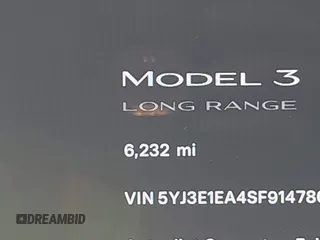 2025 Tesla Model 3 Long Range с VIN 5YJ3E1EA4SF914780, выставлен на аукционе IAAI как лот 42375738 с пробегом 6 232 миль миль и . История ставок и продаж доступна на DreamBid. Изображение 15.