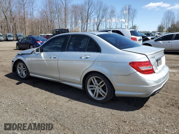 2014 Mercedes-Benz C 300 Sport with VIN WDDGF8AB8EA947600, listed as a Copart auction lot 51289455 with 137,181 mi miles and Salvage Title. Bid and sale history available at DreamBid. Image 2.
