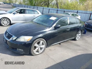2007 Lexus GS 350 with VIN JTHBE96S270020606, listed as a IAAI auction lot 42099127 with 154,341 mi miles. Bid and sale history available at carsss.com. Image 2.