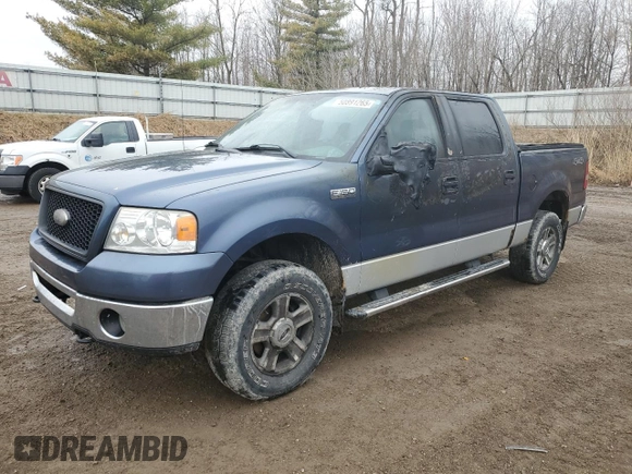 2006 Ford F-150 XLT with VIN 1FTPW14556FB09374, listed as a Copart auction lot 50891265 with 155,010 mi miles and Clean Title. Bid and sale history available at carsss.com. Image 1.