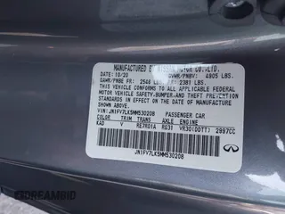 2021 Infiniti Q60 Red Sport 400 с VIN JN1FV7LK5MM530208, выставлен на аукционе IAAI как лот 41413951 с пробегом 51 895 миль миль и . История ставок и продаж доступна на DreamBid. Изображение 9.