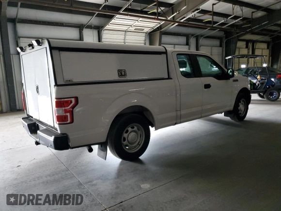 2018 Ford F-150 XL with VIN 1FTEX1CB2JKF23255, listed as a Copart auction lot 54489205 with 126,865 mi miles and Clean title. Bid and sale history available at DreamBid. Image 3.