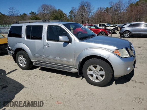 2011 Nissan Pathfinder LE z VIN 5N1AR1NB8BC622546, wystawiony jako Copart lot #49585475 z przebiegiem 158 382 mil mil oraz Szkoda całkowita • Salvage title. Historia ofert i sprzedaży dostępna na DreamBid. Obrazek 4.