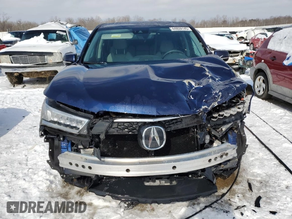 2020 Acura MDX w/Technology Pkg with VIN 5J8YD4H51LL037447, listed as a Copart auction lot 44859145 with 12,304 mi miles and Non Repairable. Bid and sale history available at carsss.com. Image 5.