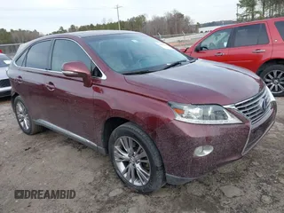 2014 Lexus RX 450h with VIN JTJZB1BA2E2414225, listed as a IAAI auction lot 41397493 with 149,027 mi miles and . Bid and sale history available at DreamBid. Image 1.