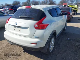 2012 Nissan Juke SL with VIN JN8AF5MR6CT115265, listed as a IAAI auction lot 41467727 with 192,924 mi miles. Bid and sale history available at carsss.com. Image 4.