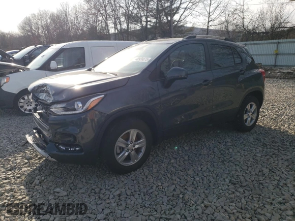 2022 Chevrolet Trax LT with VIN KL7CJPSM5NB559717, listed as a Copart auction lot 48938875 with 11,791 mi miles and Salvage Title. Bid and sale history available at carsss.com. Image 1.