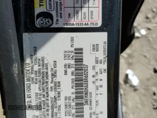 2011 Mercury Milan с VIN 3MEHM0HAXBR602037, выставлен на аукционе Copart как лот 53450745 с пробегом 175 573 миль миль и Списание • Salvage title. История ставок и продаж доступна на DreamBid. Изображение 12.
