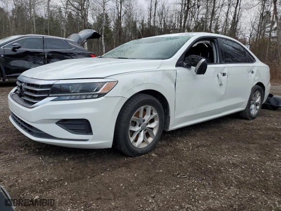 2020 Volkswagen Passat 2.0T S with VIN 1VWAA7A38LC002825, listed as a Copart auction lot 82870524 with 0 mi miles and Salvage Title. Bid and sale history available at carsss.com. Image 1.