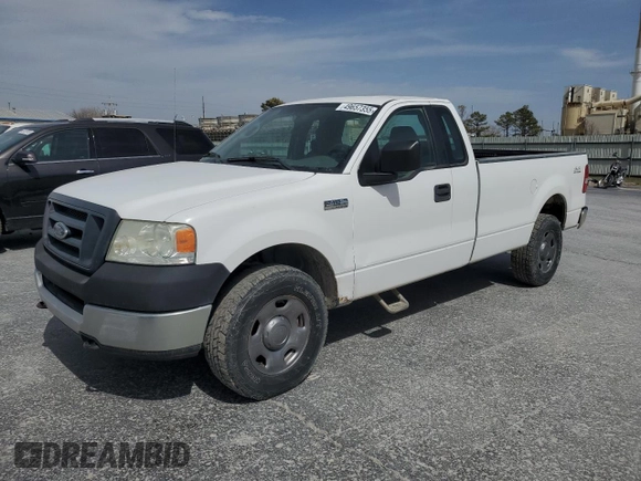 2005 Ford F-150 XL with VIN 1FTRF14545NB68512, listed as a Copart auction lot 49657355 with 143,427 mi miles and Clean Title. Bid and sale history available at carsss.com. Image 1.