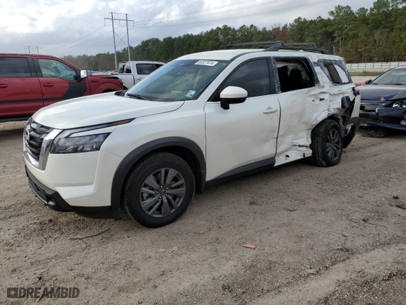 2024 Nissan Pathfinder SV with VIN 5N1DR3BA1RC234363, listed as a Copart auction lot 85327474 with 15,135 mi miles and Salvage Title. Bid and sale history available at carsss.com. Image 1.