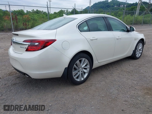 2014 Buick Regal with VIN 2G4GK5EX3E9205672, listed as a IAAI auction lot 42609290 with 54,867 mi miles and . Bid and sale history available at DreamBid. Image 4.