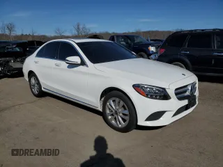 2021 Mercedes-Benz C 300 with VIN W1KWF8EB8MR614237, listed as a Copart auction lot 49311115 with Not Provided miles and Salvage Title. Bid and sale history available at carsss.com. Image 4.