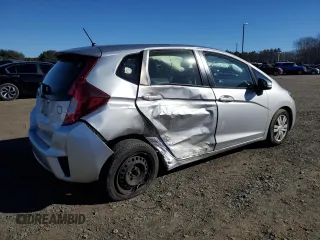 2016 Honda Fit LX with VIN JHMGK5H53GX015730, listed as a Copart auction lot 48436435 with 107,459 mi miles and Salvage Title. Bid and sale history available at carsss.com. Image 3.