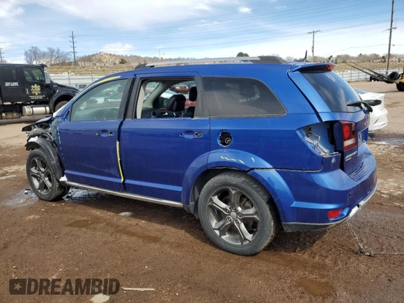 2015 Dodge Journey Crossroad z VIN 3C4PDDGG7FT677491, wystawiony jako Copart lot #49511465 z przebiegiem 150 298 mil mil oraz Szkoda całkowita • Salvage title. Historia ofert i sprzedaży dostępna na DreamBid. Obrazek 2.