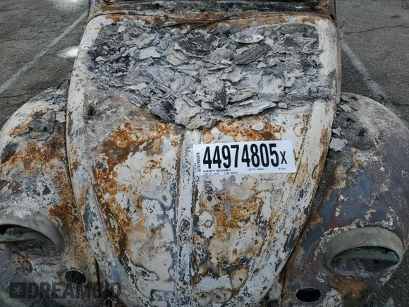 1967 Volkswagen Beetle with VIN 117229214, listed as a Copart auction lot 44974805 with Not provided miles and Non repairable. Bid and sale history available at DreamBid. Image 11.