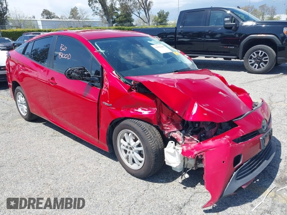 2020 Toyota Prius L Eco z VIN JTDKARFU0L3109596, wystawiony jako IAAI lot #41950366 z przebiegiem Nie podano mil oraz . Historia ofert i sprzedaży dostępna na DreamBid. Obrazek 1.