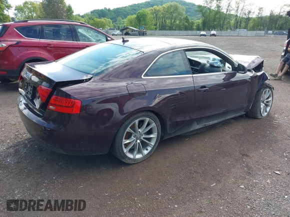 2014 Audi A5 Premium Plus with VIN WAULFAFR0EA027947, listed as a IAAI auction lot 42268709 with 195,060 mi miles and . Bid and sale history available at DreamBid. Image 4.