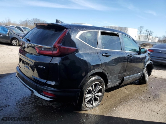 2022 Honda CR-V EX with VIN 2HKRW2H56NH664847, listed as a Copart auction lot 50304685 with 33,728 mi miles and Salvage Title. Bid and sale history available at carsss.com. Image 3.