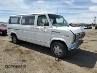 1989 Ford Econoline Cargo with VIN 1FTEE14Y2KHC41026, listed as a Copart auction lot 49440055 with 54,481 mi miles and Salvage Title. Bid and sale history available at DreamBid. Image 4.