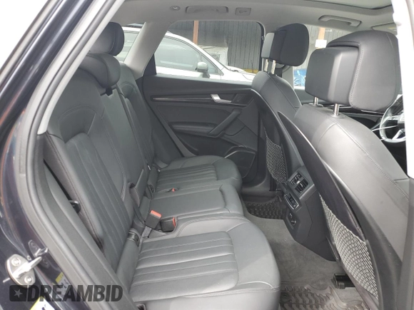 2020 Audi Q5 Premium Plus with VIN WA1BNAFY0L2044306, listed as a Copart auction lot 54604435 with 44,690 mi miles and Salvage Title. Bid and sale history available at carsss.com. Image 10.