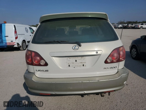 2000 Lexus RX 300 with VIN JT6HF10U0Y0101780, listed as a Copart auction lot 76638894 with 0 mi miles and Clean Title. Bid and sale history available at carsss.com. Image 6.
